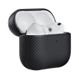 Pitaka Aramid Fiber Magnetic Case pouzdro AirPods Pro 3 Black/Grey