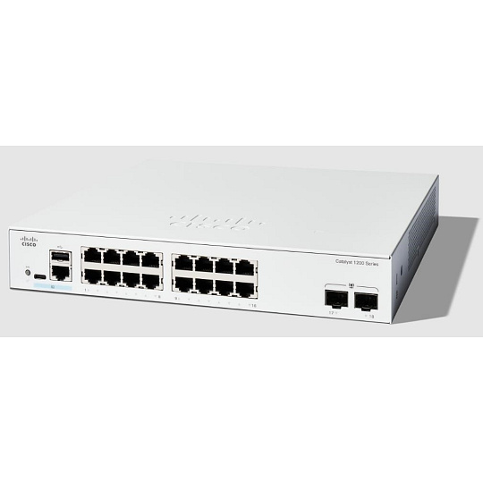 BAZAR - Cisco Catalyst switch C1200-16T-2G (16xGbE,2xSFP,fanless) - REFRESH - rozbaleno