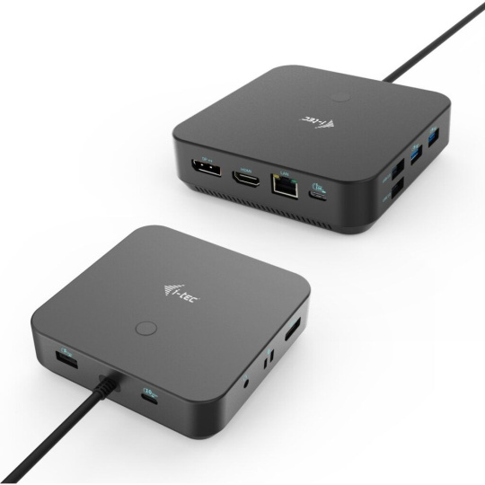 i-tec USB C HDMI Dual DP 100W dokovací stanice + nabíječka 100W