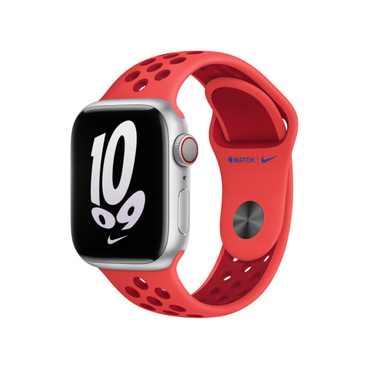 Apple Watch 41/40/38mm zářivěkarmínovo/Gym Red Nike sportovní řemínek