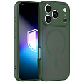 3mk ochranný kryt Misty MagCase Green pro Apple iPhone 17 Pro