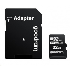 GOODRAM MicroSDHC karta 32GB M1AA, UHS-I Class 10, U1 + adaptér