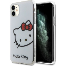 Hello Kitty IML Head Logo Kryt iPhone 11 bílý