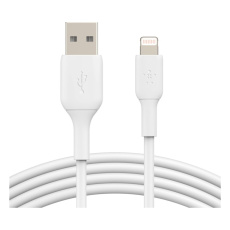 Belkin BOOST Charge Lightning/USB-A kabel, 1m, bílý