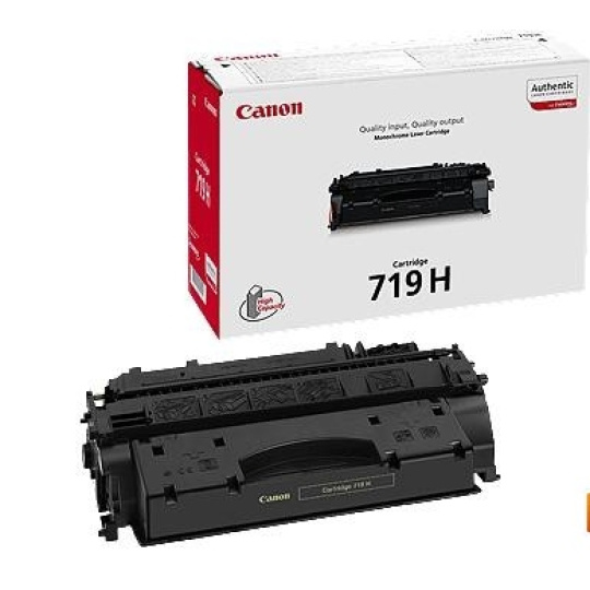 Canon TONER CRG-719HBk černý pro i-SENSYS LBP251dw, LBP252dw, LBP253x, LBP6300DN, LBP6310dn, LBP6650DN (6 400 str.)