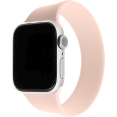 FIXED provlékací silikonový řemínek Apple Watch 42/44/45mm L růžový FIXED provlékací silikonový řemínek Apple Watch 42/44/45mm L růžový
