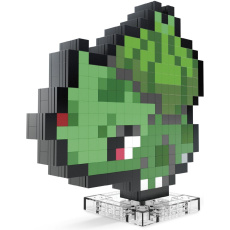 Mattel Mega Construx stavebnice Pixel Art Pokémon - Bulbasaur