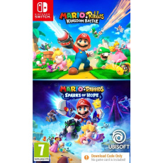 Mario + Rabbids Compilation (Kingdom Battle + Sparks of Hope) (Code in Box)(Switch)