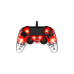 Nacon Gamepad Compact Controller Clear Red (PS4)