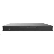 Uniview NVR, 16 kanálů, H.265, 4xHDD, 8Mpix (96/64Mbps),HDMI 4K + VGA FHD,ONVIF, 2x USB 2.0, 1x USB 3.0, audio