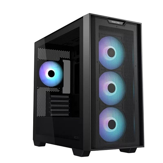 BAZAR ASUS case A21 PLUS, Mini Tower, průhledná bočnice, 4x 120mm ARGB Fan, černá (POŠKOZENÝ OBAL) BAZAR ASUS case A21 PLUS, Mini Tower, průhledná bočnice, 4x 120mm ARGB Fan, černá (POŠKOZENÝ OBAL)