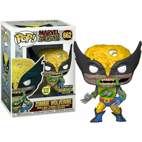 Funko POP! #662 Marvel: Marvel Zombies - Wolverine (GITD) (Exclusive)