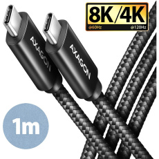 AXAGON BUCM432-CM10AB kabel USB-C PD 1m černý