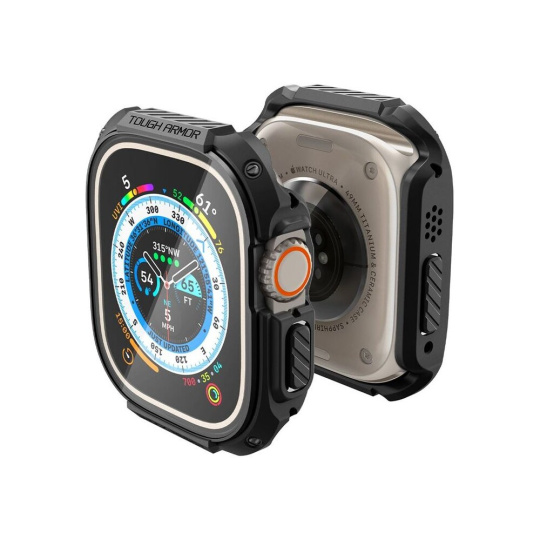 Spigen Tough Armor kryt Apple Watch Ultra 3/2/1 (49mm) černý