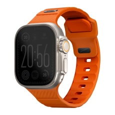 UNIQ Stride FKM Rubber voděodolný řemínek Apple Watch 49/45/44/42mm oranžový