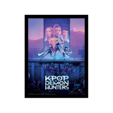 Rámovaný obraz Pyramid International K-Pop Demon Hunters - Key Art Rámovaný obraz Pyramid International K-Pop Demon Hunters - Key Art