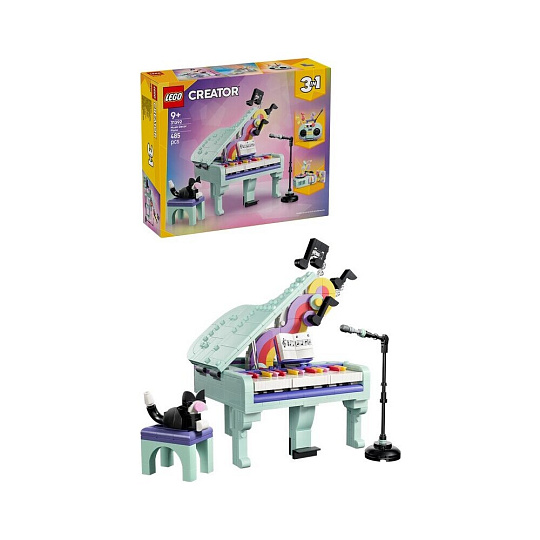 LEGO Creator 3v1 31392 Hudební dekorace: Klavír s kočkou LEGO Creator 3v1 31392 Hudební dekorace: Klavír s kočkou
