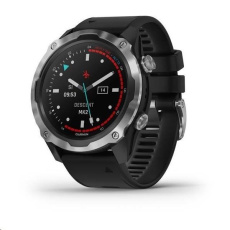 Garmin Descent Mk2 Sapphire, Silver/Black band