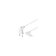PremiumCord Kabel síťový 230V k magnetofonu se zahnutými konektory 5m