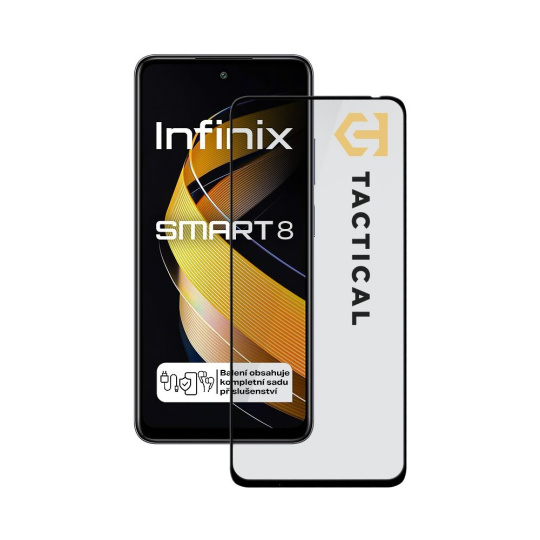 Tactical Glass Shield 5D sklo pro Infinix Smart 8 černé