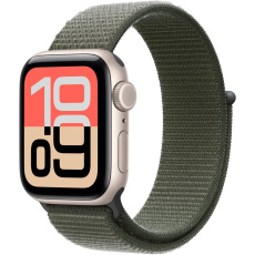 Apple Watch 41/40/38mm piniově zelený provlékací sportovní řemínek