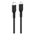 Belkin BOOST CHARGE™ PRO USB-C/microUSB odolný kabel, 1m černý 