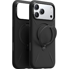 Torras Ostand Q3 Silicone MagSafe kryt iPhone 17 Pro obsidian black