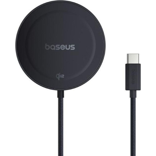 Baseus Bezdrátová nabíjecí magnetická podložka Simple Mini4 Qi2 15W černá