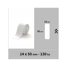 Niimbot štítky RP 15x50mm 130ks pro D11, D11-M, D110, D110-H bílé