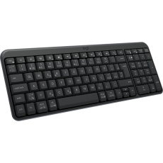 Logitech K250 CZ/SK bezdrátová klávesnice světle šedá
