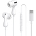 Baseus Encok CZ20 USB-C sluchátka s mikrofonem bílá