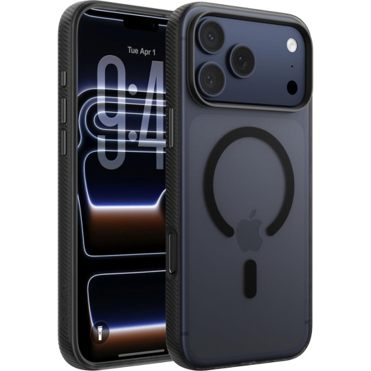 Belkin SheerForce Grip MagSafe kryt iPhone 17 Pro Max černý Belkin SheerForce Grip MagSafe kryt iPhone 17 Pro Max černý