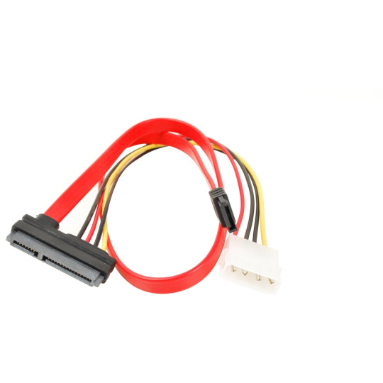 PremiumCord datový kabel SATA napájecí 0,5m