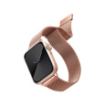 UNIQ Dante ocelový řemínek Apple Watch 42/41/40/38mm Rose růžově zlatý