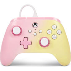 PowerA Advantage drátový herní ovladač pro Xbox Series X|S Pink Lemonade (XBOX/PC)