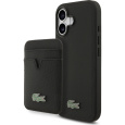 Lacoste Iconic Petit Pique MagSafe kryt + peněženka iPhone 17 černý