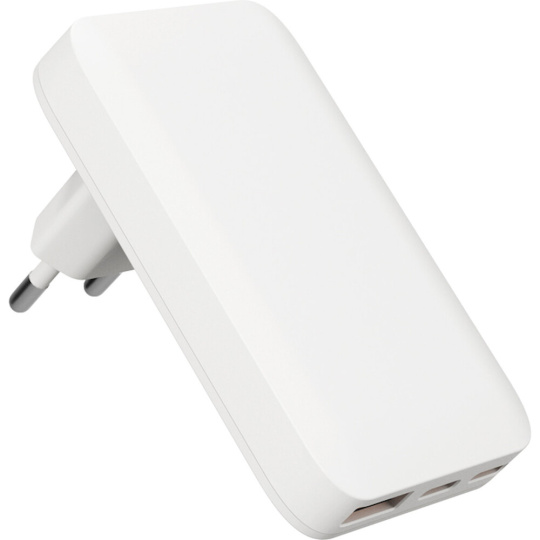 Epico Travel UltraBoost plochý GaN 65W síťový adaptér bílý Epico Travel UltraBoost plochý GaN 65W síťový adaptér bílý