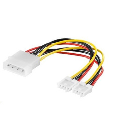 PREMIUMCORD Kabel napájecí HDD, FDD 5,25"-2x3,5" PREMIUMCORD Kabel napájecí HDD, FDD 5,25"-2x3,5"