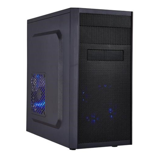 BAZAR - EUROCASE skříň MC X203 EVO black, micro tower, 2x USB 2.0, 1x USB 3.0, "REPAIRED"