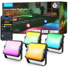 Govee Flood Lights 2 venkovní SMART LED světla 4ks Govee Flood Lights 2 venkovní SMART LED světla 4ks
