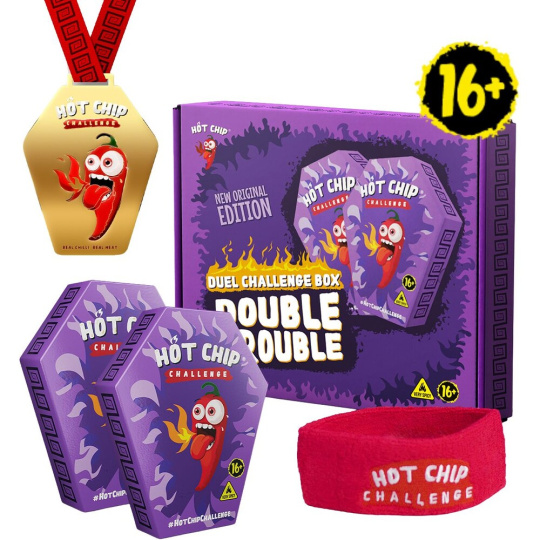 Extra pálivý chips Hot-Chip - Dual Challenge Box Extra pálivý chips Hot-Chip - Dual Challenge Box