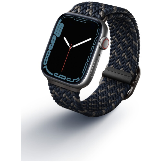 UNIQ Aspen Designer Edition řemínek Apple Watch 46/45/44/42mm Obsidian Blue