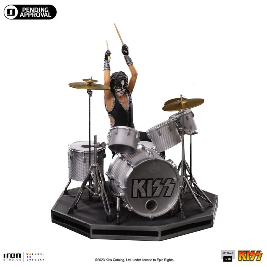 Soška Iron Studios Art Scale 1/10 Kiss - Peter Criss