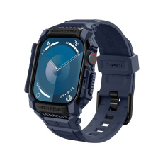 Spigen Rugged Armor Pro řemínek s pouzdrem Apple Watch 10 (42mm) modrý