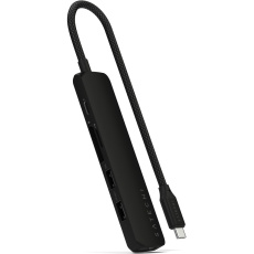 Satechi 6v1 USB-C Slim víceportový adaptér černý