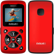 EVOLVEO EasyPhone ID mobilní telefon pro seniory červený