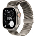 Apple Watch 49/46/45/44mm milánský tah z přírodního titanu střední