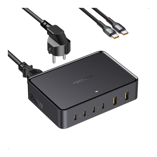 Voltme Revo 240 PD 3.1 GaN nabíjecí stanice 240W černá