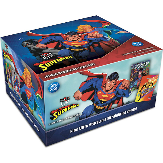Sběratelské karty 2025 Upper Deck Fleer Ultra Superman Hobby Box