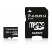 TRANSCEND MicroSDHC karta 4GB Class 4 + adaptér